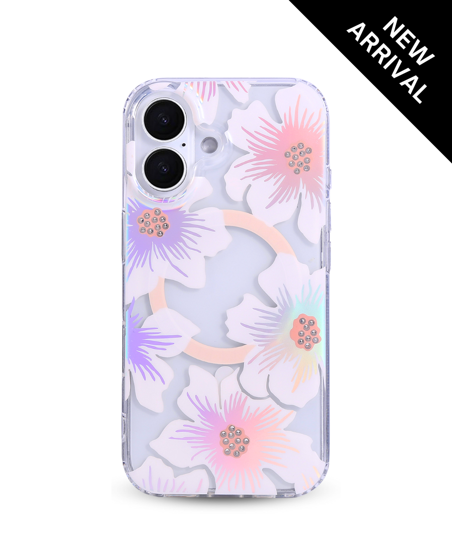 Sweet Blooms Holo MagSafe Phone Case