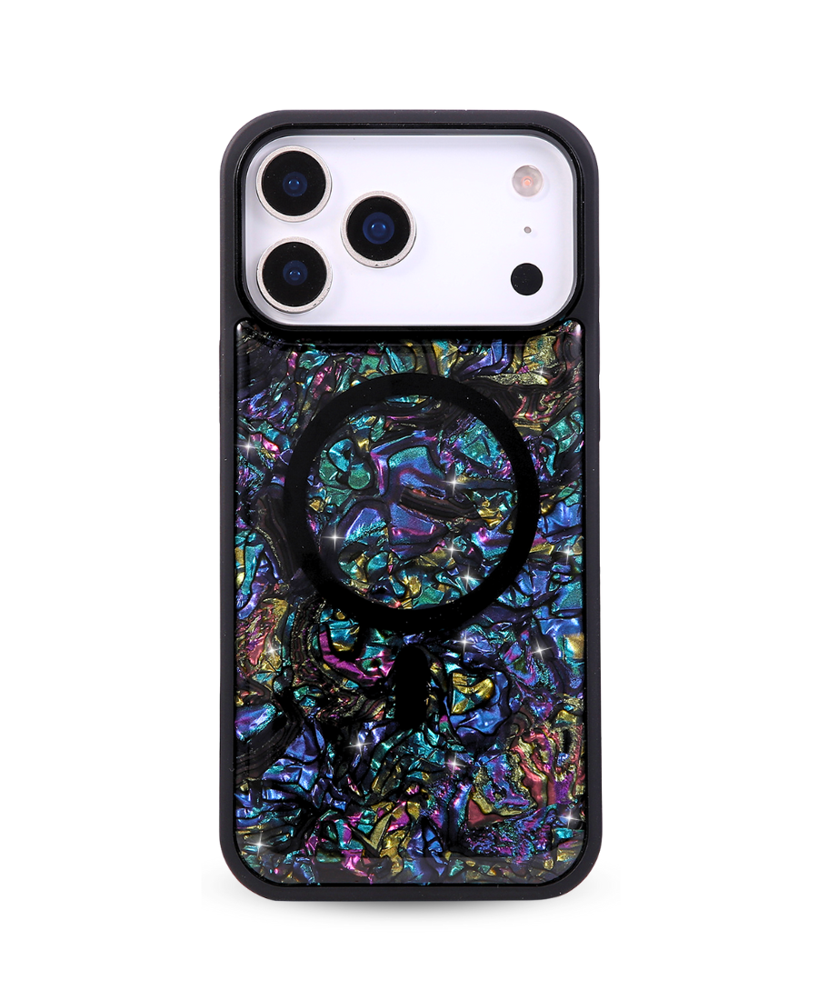 Black Abalone Shell MagSafe Phone Case